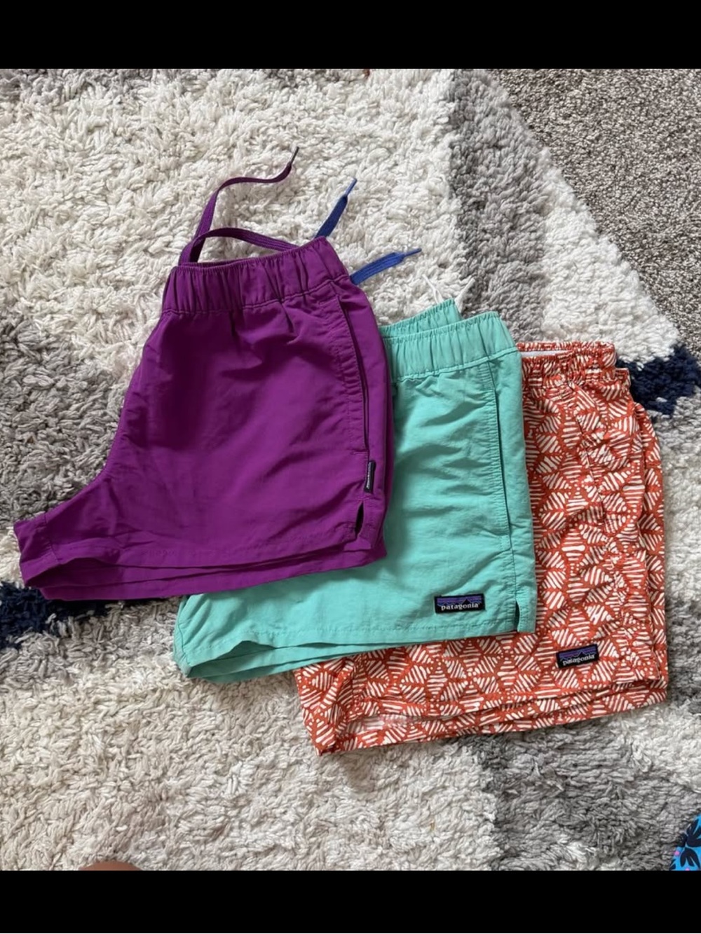Patagonia baggies shorts bundle XS